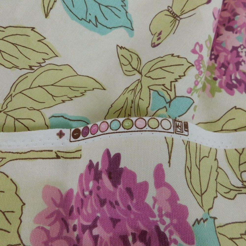 Waverly April In Paris Floral Sugarplum Drapery Sewing Fabric 64"x55" Pre-owned - Picture 5 of 6